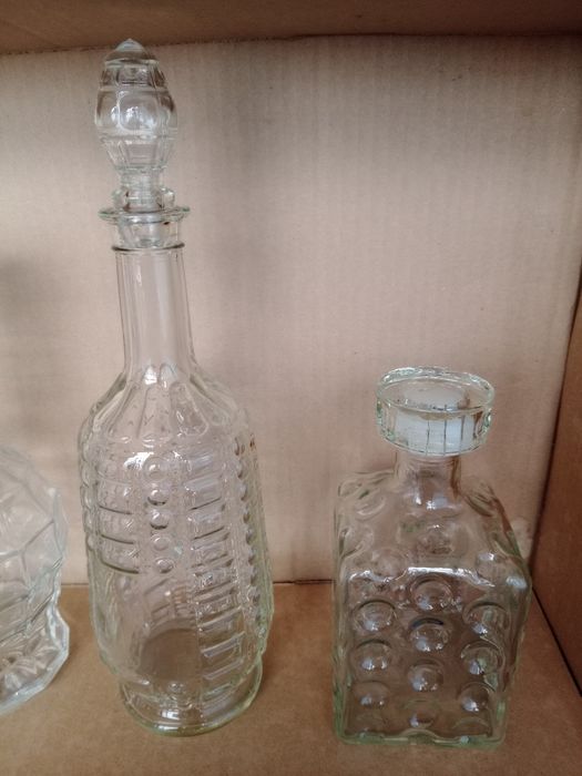 Garrafas Art Deco anos 70/80