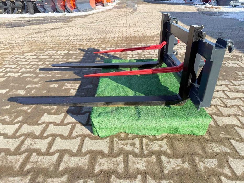 Paleciak widły do palet TUR ładowacz czołowy ciągnik 2 t EURORAMKA widły stalowe do ładowarki OD RĘKI RATY DOSTAWA