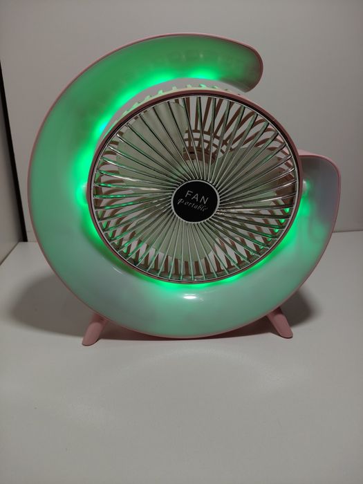 Настільний вентилятор.