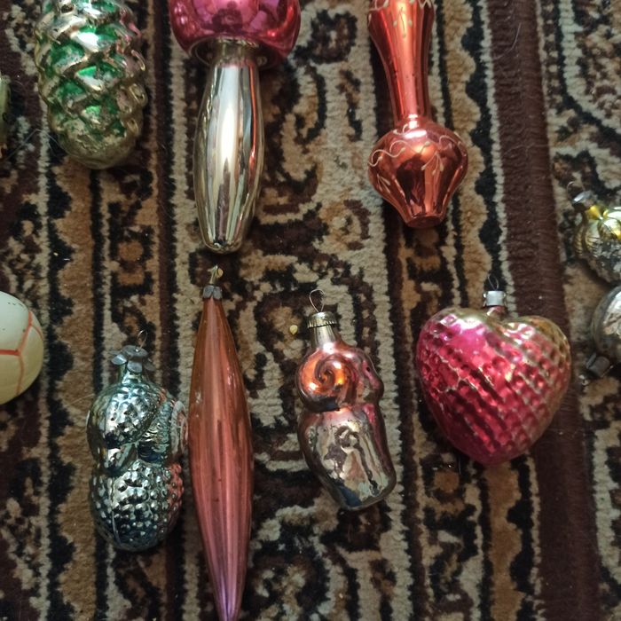 Ёлочные игрушки для ёлки стекло