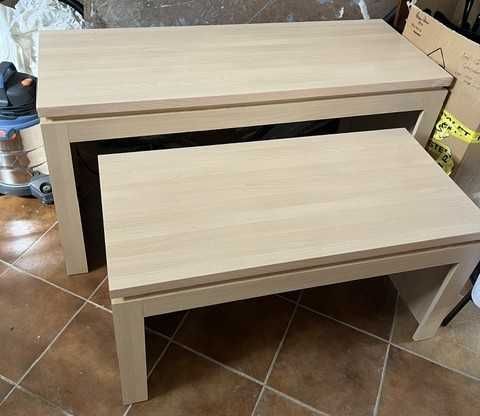 conjunto de 2 mesas