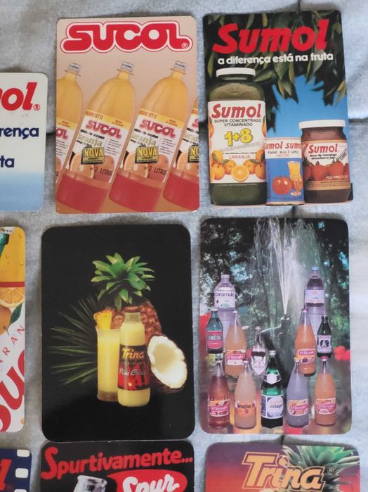 Calendários de Bolso Sumol/Sucol - Anos 80