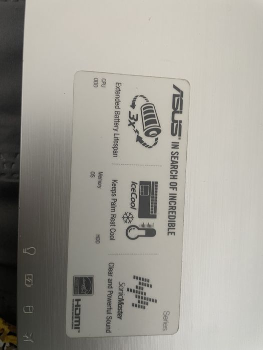 Portátil Asus com Windows