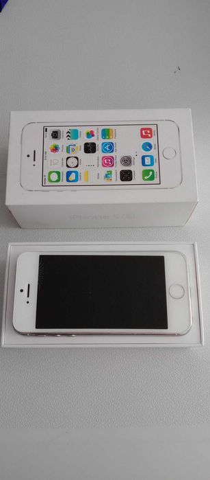 IPhone 5 32GB Prateado - Com Caixa - Partido - Para Peças