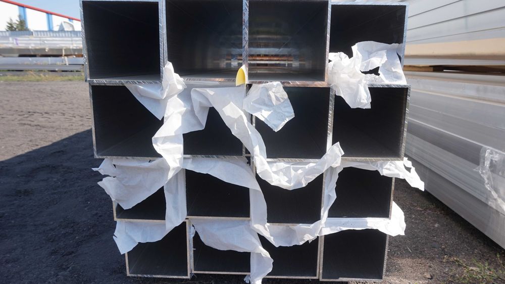 Profil aluminiowy, aluminium 120x120x4 gat. 6060/PA38