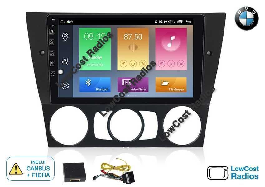 Rádio GPS Multimédia ANDROID 15 BMW E90, E91, E92 e E93 • 9 Polegadas | CARPLAY • ANDROID AUTO