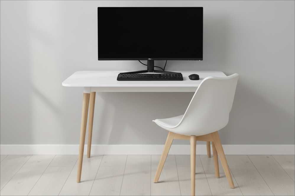 NOWE Białe Biurko Dla Dzieci Komputerowe Dla Dziecka Toaletka Okazja