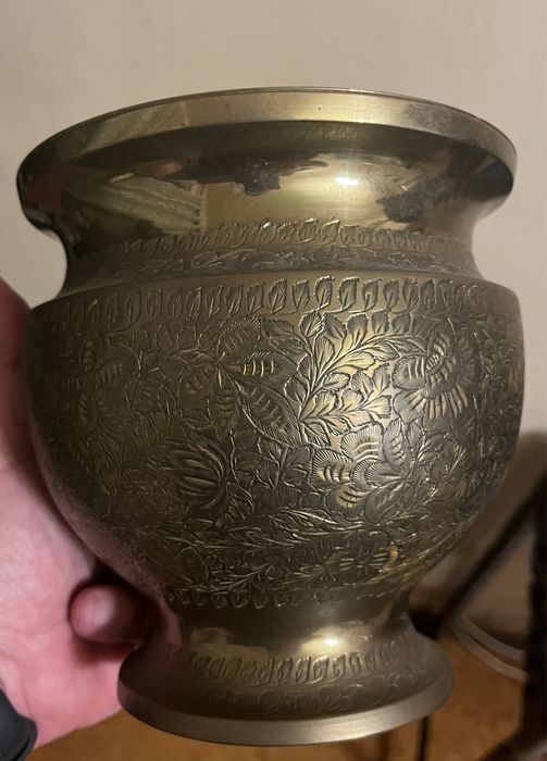 Vaso em latão vintage