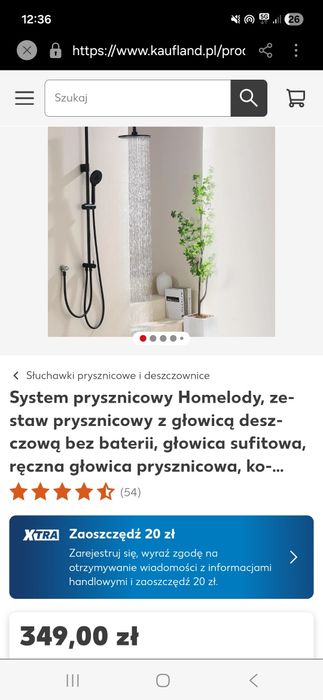 System prysznicowy