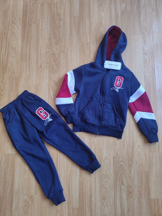 Флисовый теплый костюм на мальчика 6 лет