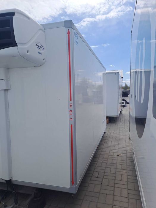 Будка-рефрижератор 3,90 м двохкамерна Carrier Xarios 600 Mt / 400 В з підрамником б/у 2016 р. в.