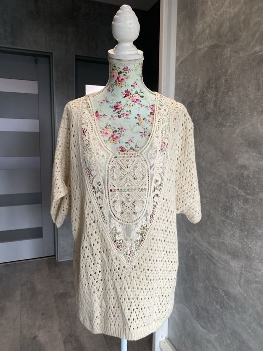 Ażurowy sweter M 38 H&M