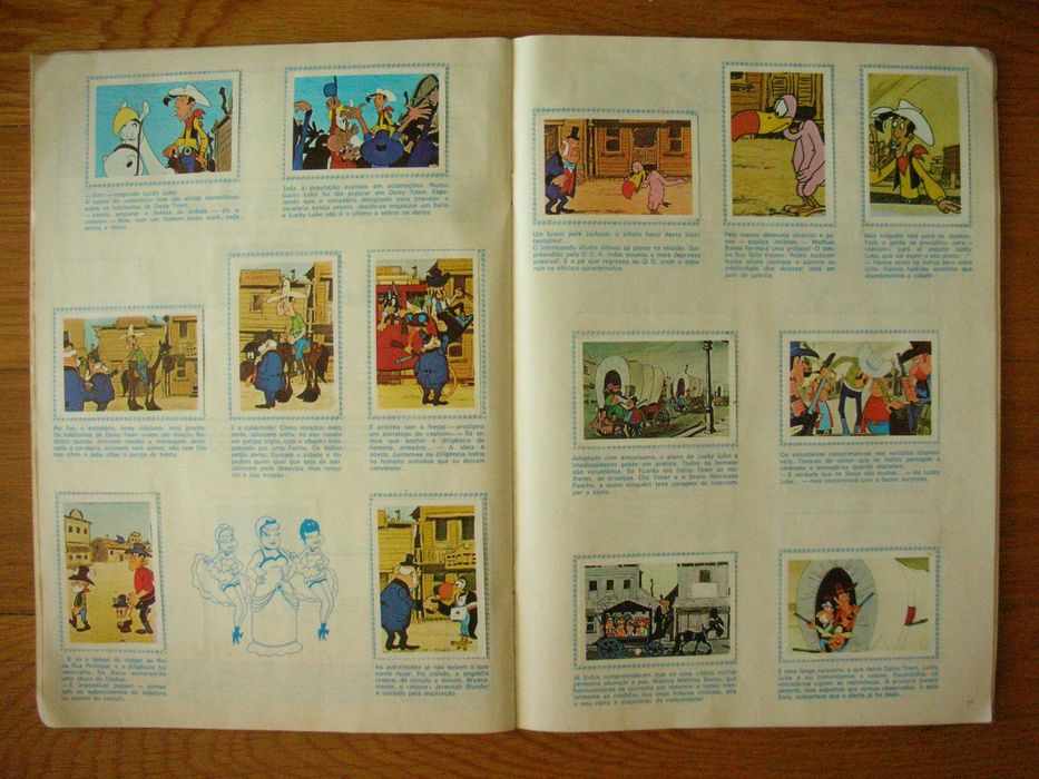 Caderneta Completa Lucky Luke