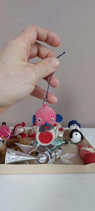 Bombki z Prl-u kształtki 12sztuk