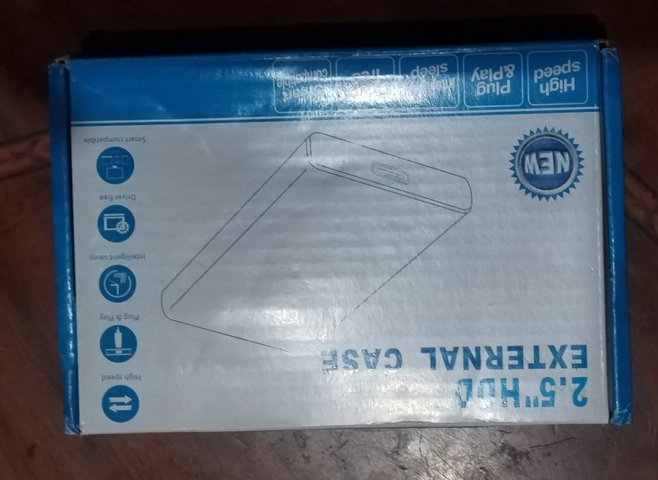 Caixa para disco externo