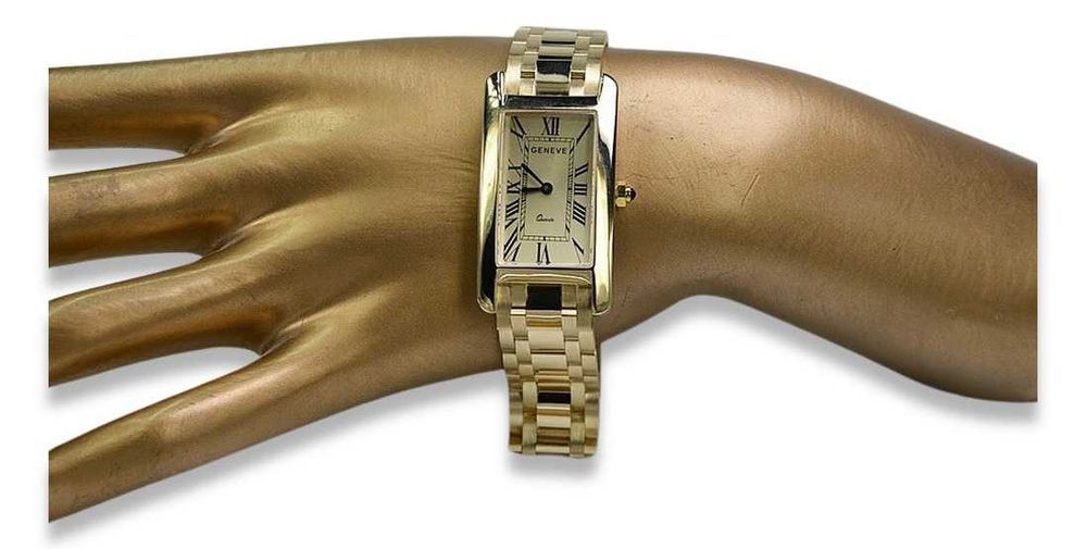 Złóty 14k (585) męski zegarek 86g NOWY - NAJTANIEJ! mw089y K