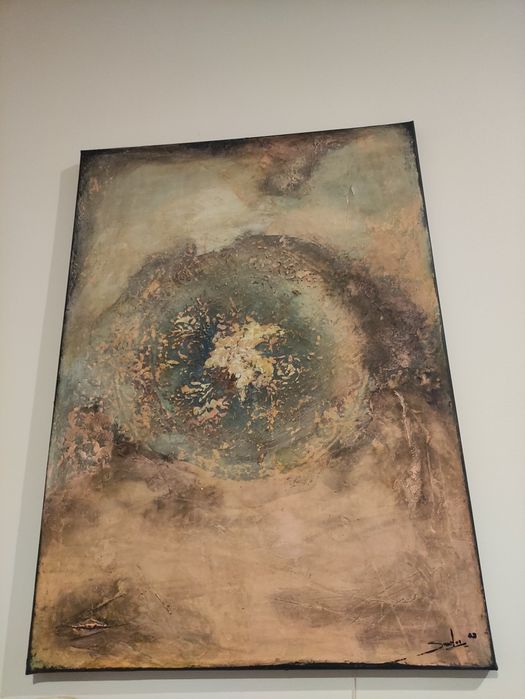 Telas abstratas tinta acrilica