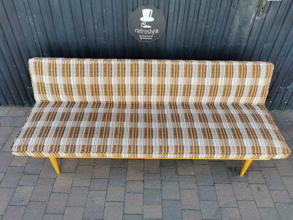 Ława, sofa, kanapa proj. M. Navrátil, Czechosłowacja '60 Design Prl - SUPER STAN
