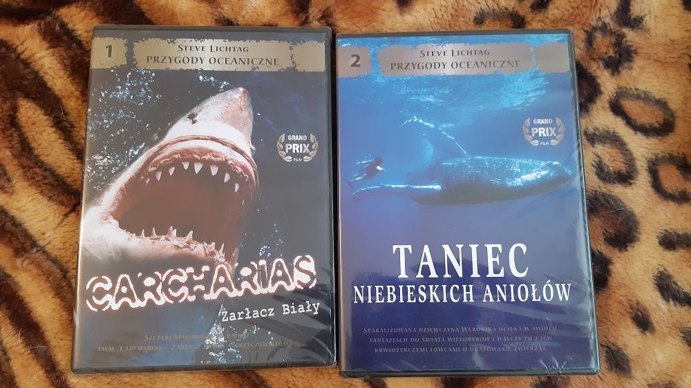 Steve Lichtag -2 DVD Przygody oceaniczne: Carchias + Taniec Niebieskic