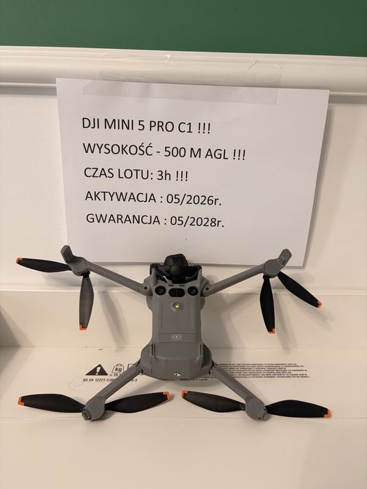 DJI Mini 5 PRO - 500 M Wysokość AGL !!!