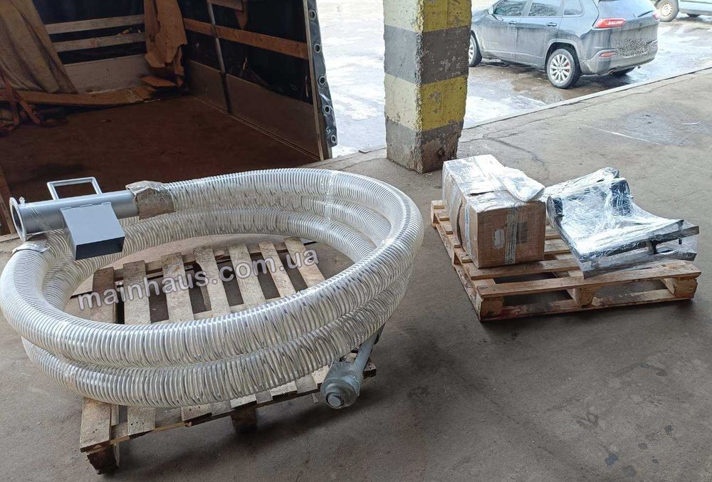 навантажувач гнучкий спеціальний гибкий шнек FA90. 8м до 3т/г. lllфази