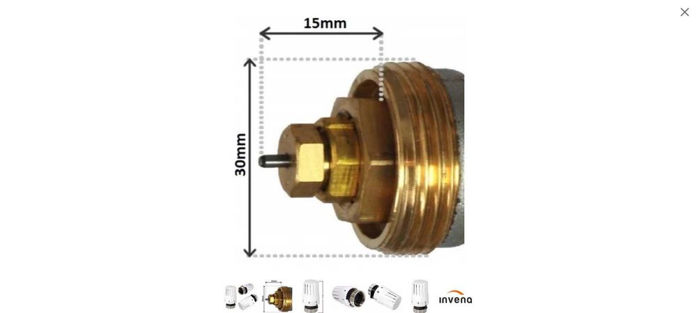 Termostat grzejnikowy Invena
