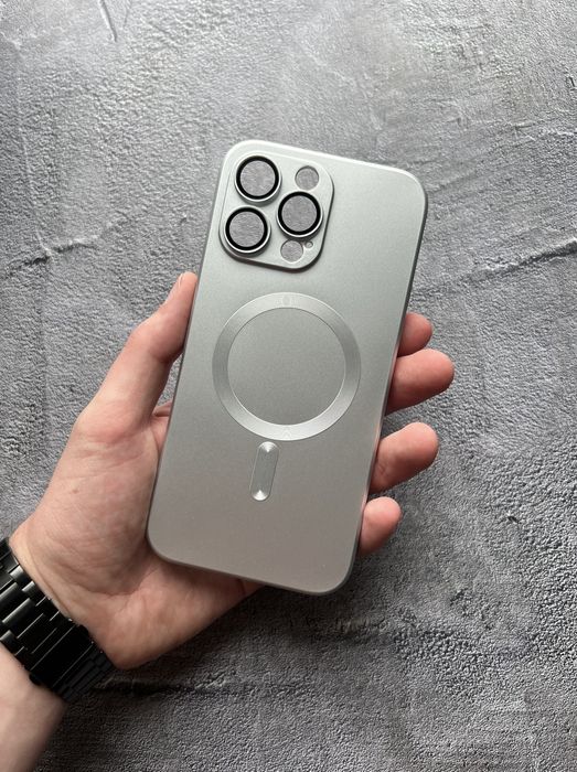 Чехол для iPhone 14 Про Макс и другие,матовый на айфон с MagSafe S. 13