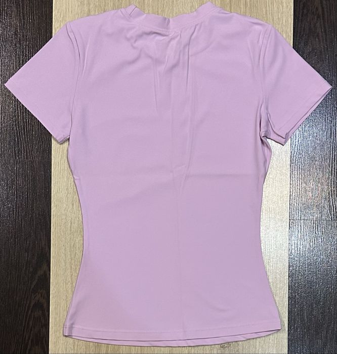 Футболка спортивна ніжно-рожева, S, стиль Skims