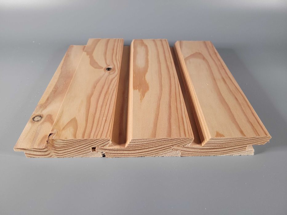 Deska elewacyjna modrzew europejski romb, rhombo 28mm 85mm ŚLĄSK