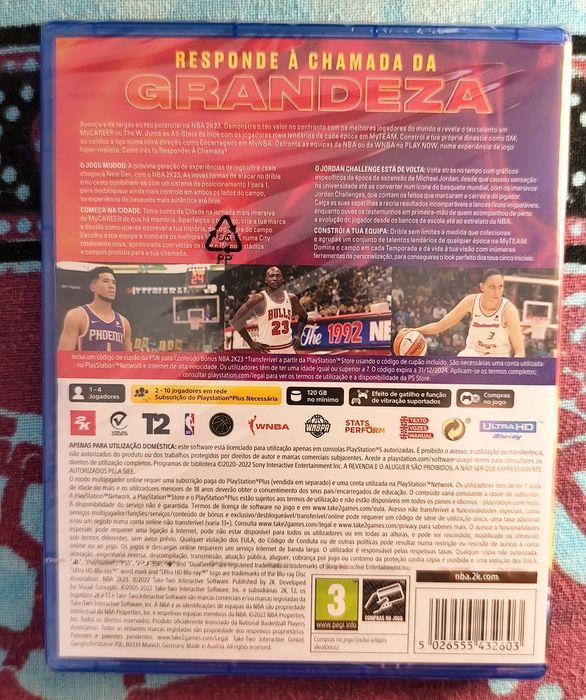 Jogo PS5 - NBA 2k 23 (Selado)