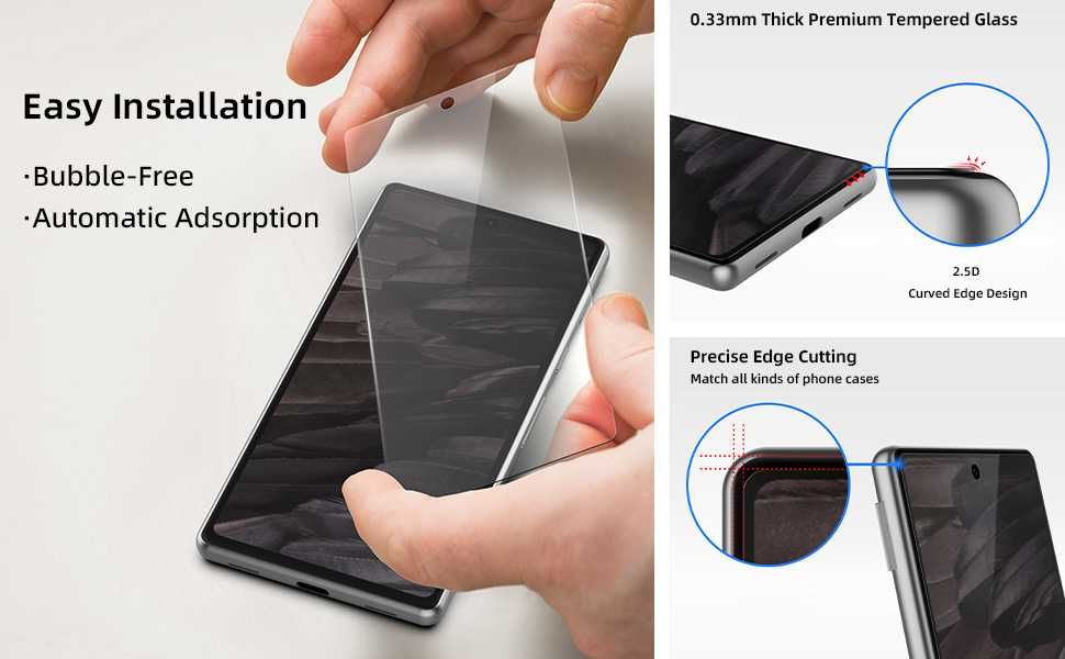 PIXEL 7a Etui Silikonowe + Gratis SZKŁO na przód i na aparat