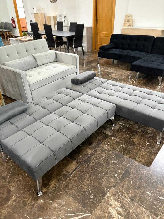 LIQUIDAMOS 187€ NOVO SOFA CAMA CHAISELONGUE REVERSIVEL ENVIO GRATIS