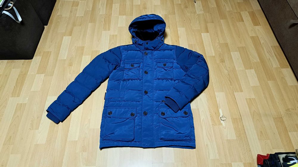 Męska zimowa kurtka puchowa TOMMY HILFIGER r.M stan idealny