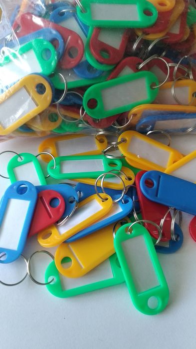Zawieszka identyfikator do kluczy 100 szt