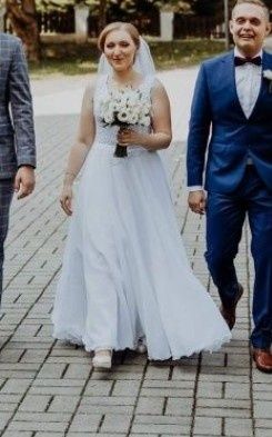 Suknia ślubna 38/40 + welon