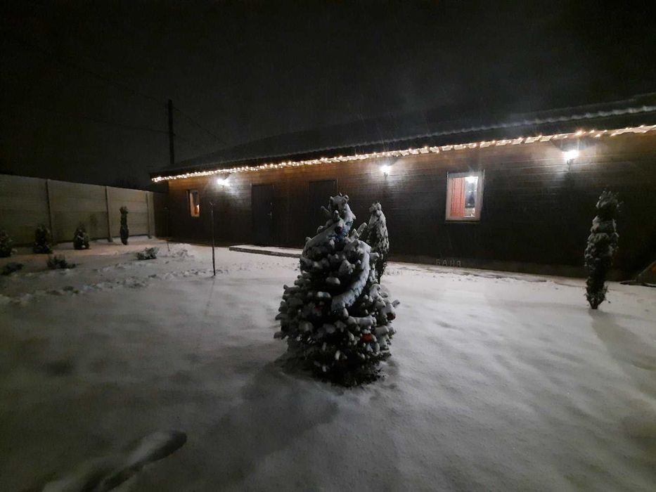 Лазня на дровах . Бортничі.