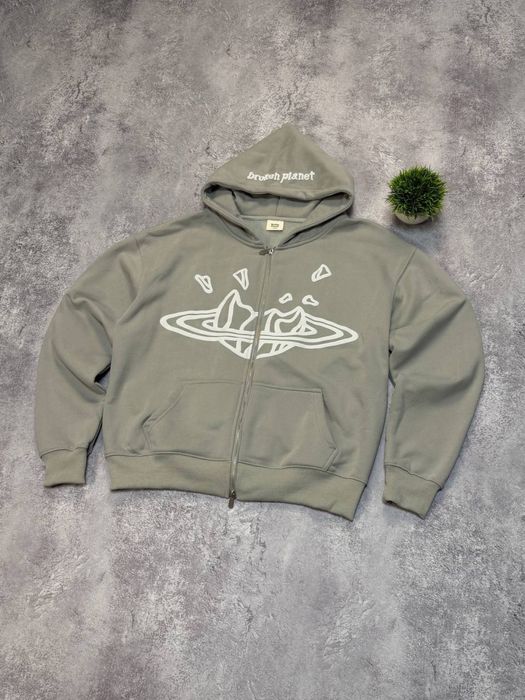 Кофта broken planets, Zip hoodie broken planets