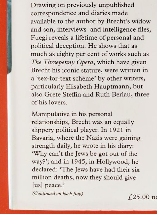 Bertolt BRECHT - The Life and Lies...