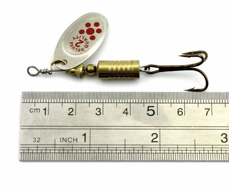 Набор уловистих блесен вертушка, вес от 2.5  до 4 гр.