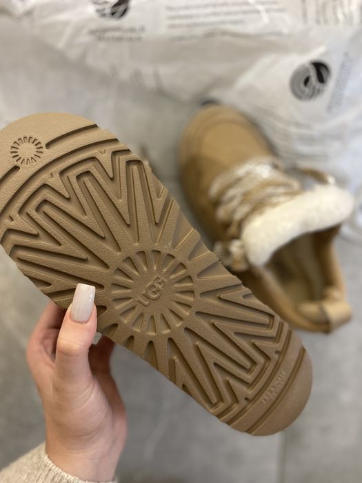 Жіночі кеди кросівки уги UGG LowMel бежеві / чорні