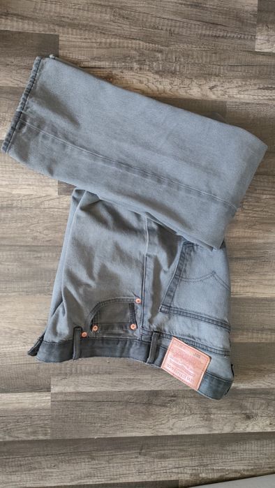 klasyczne,szare spodnie LEVI'S 501 33/34