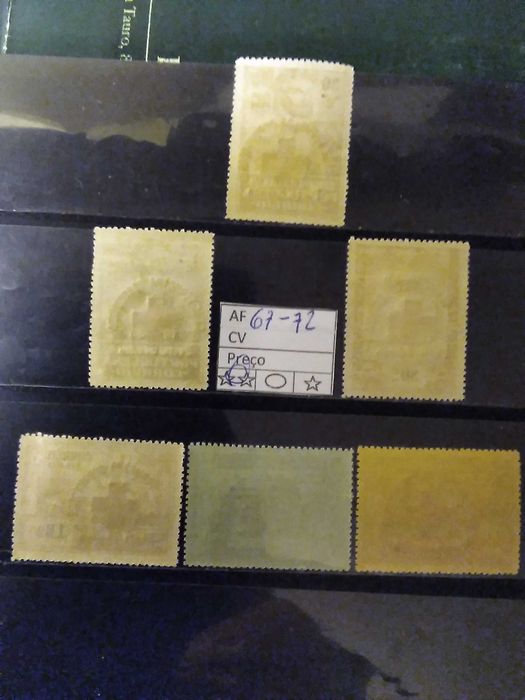 1936 Série da Cruz Vermelha Com Sobrecarga a Vermelho MNH **