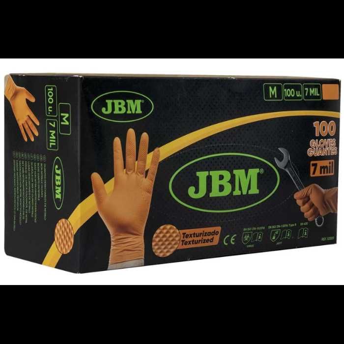 Luvas Nitrilo Diamantado Texturizado Mecânica Caixa 100 Unidades