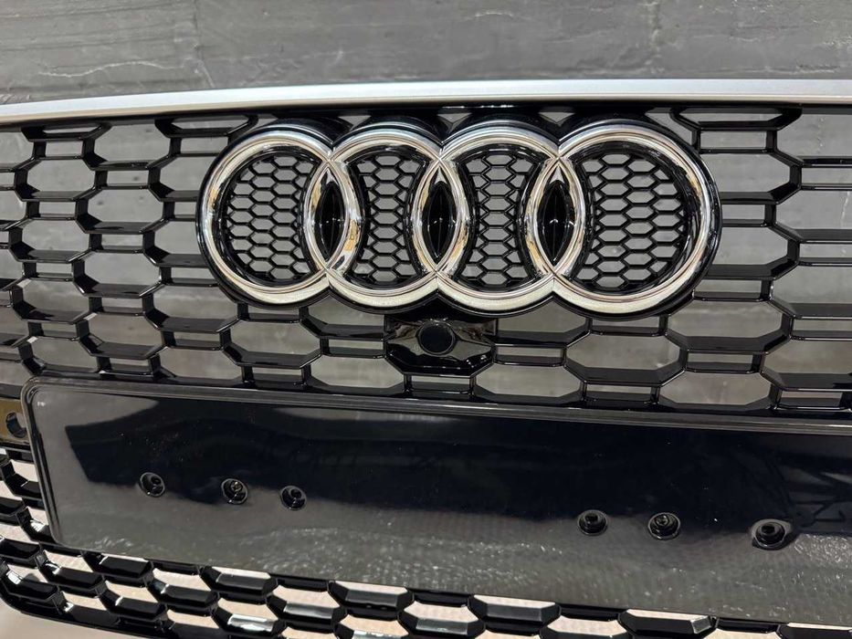 Передний бампер А4 ауді Бампер audi a4 B9 решетка AUDI RS4 16-20год решітка а4 б4 RS Бампер aуді рс 2017 B9 новий бампер Ауди под радари дистроник