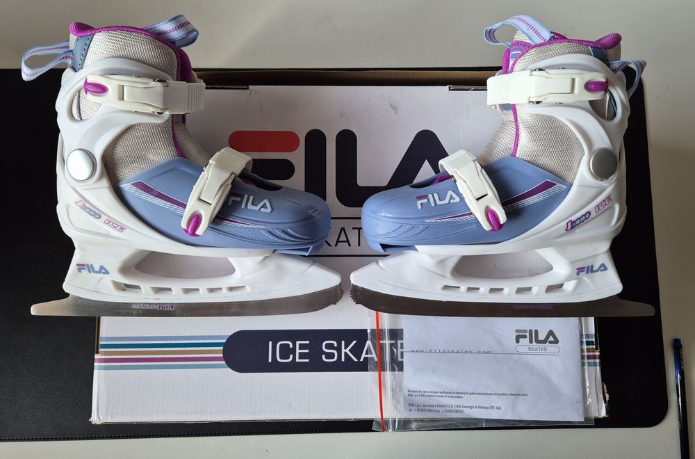 Łyżwy dziecięce FILA J ONE ICE HR regulowane 26-30 prawie nowe