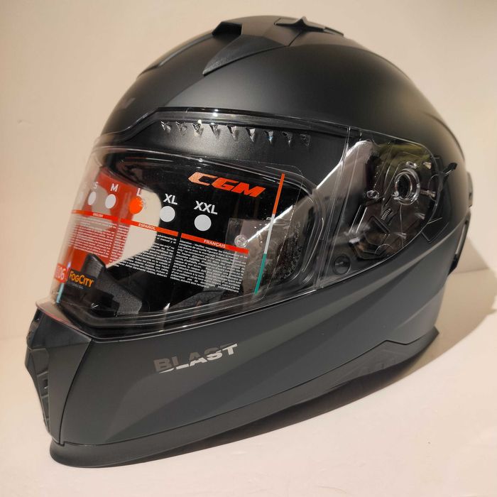 Capacete CGM integral c/película anti-embaciamento mota scooter novo