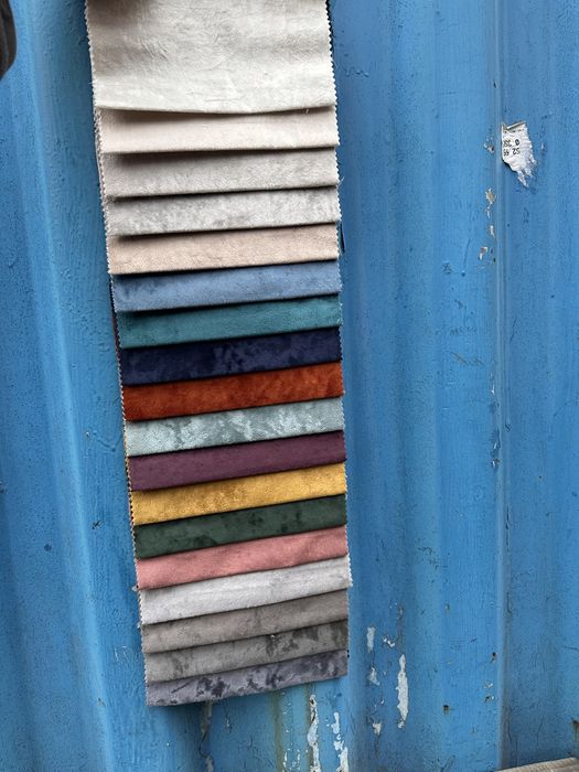 Тканина для меблів Велюр Під шкіра Замша Флок