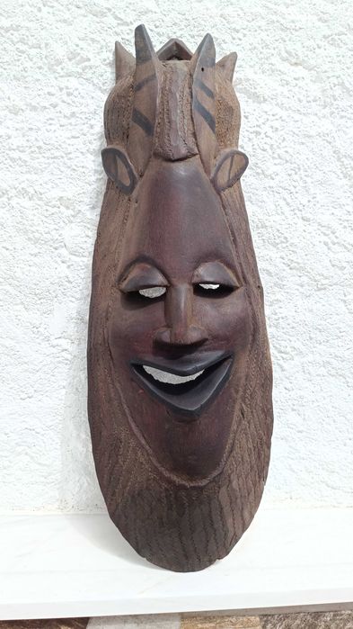 Peças de decoração: Máscaras africanas de pau santo