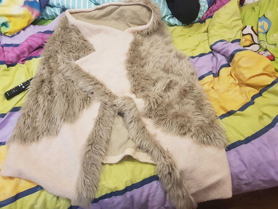 Kamizelka futerkowa dluga