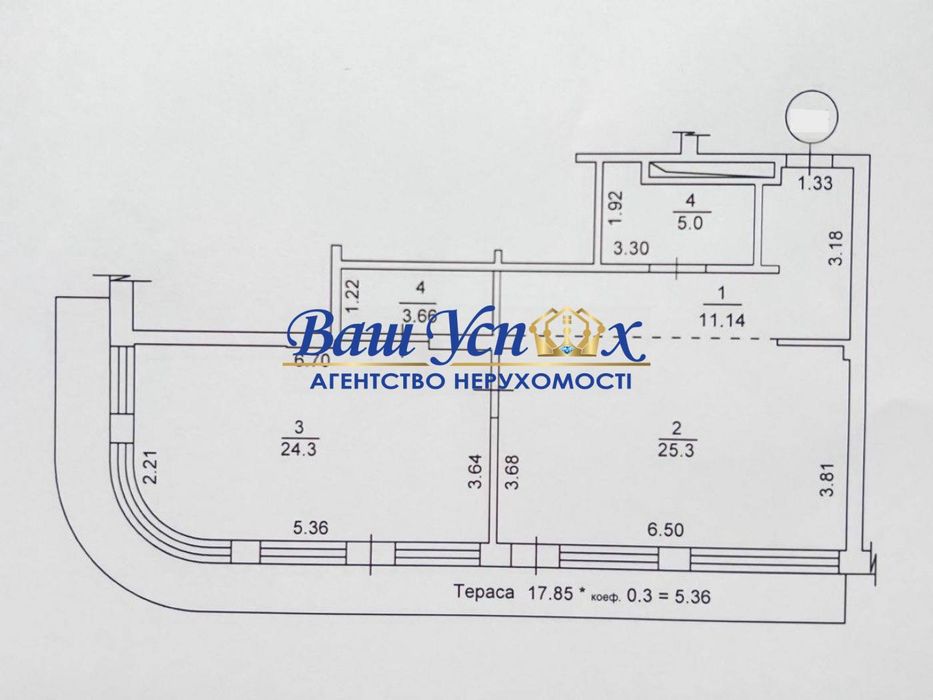 Продаж 2 кім з терасою в центрі . ЖК Pechersk Plaza.
